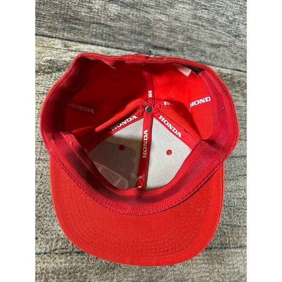 Honda Red Hat Eefect Automotive Car Gearhead Cap L/XL size fitted - Picture 7 of 8